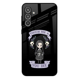 Touch Me & You Die Samsung Galaxy A56 5G Glass Back Cover Online