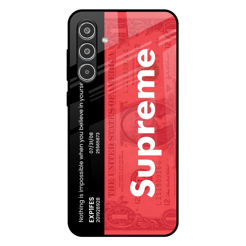 Supreme Ticket Samsung Galaxy A56 5G Glass Back Cover Online