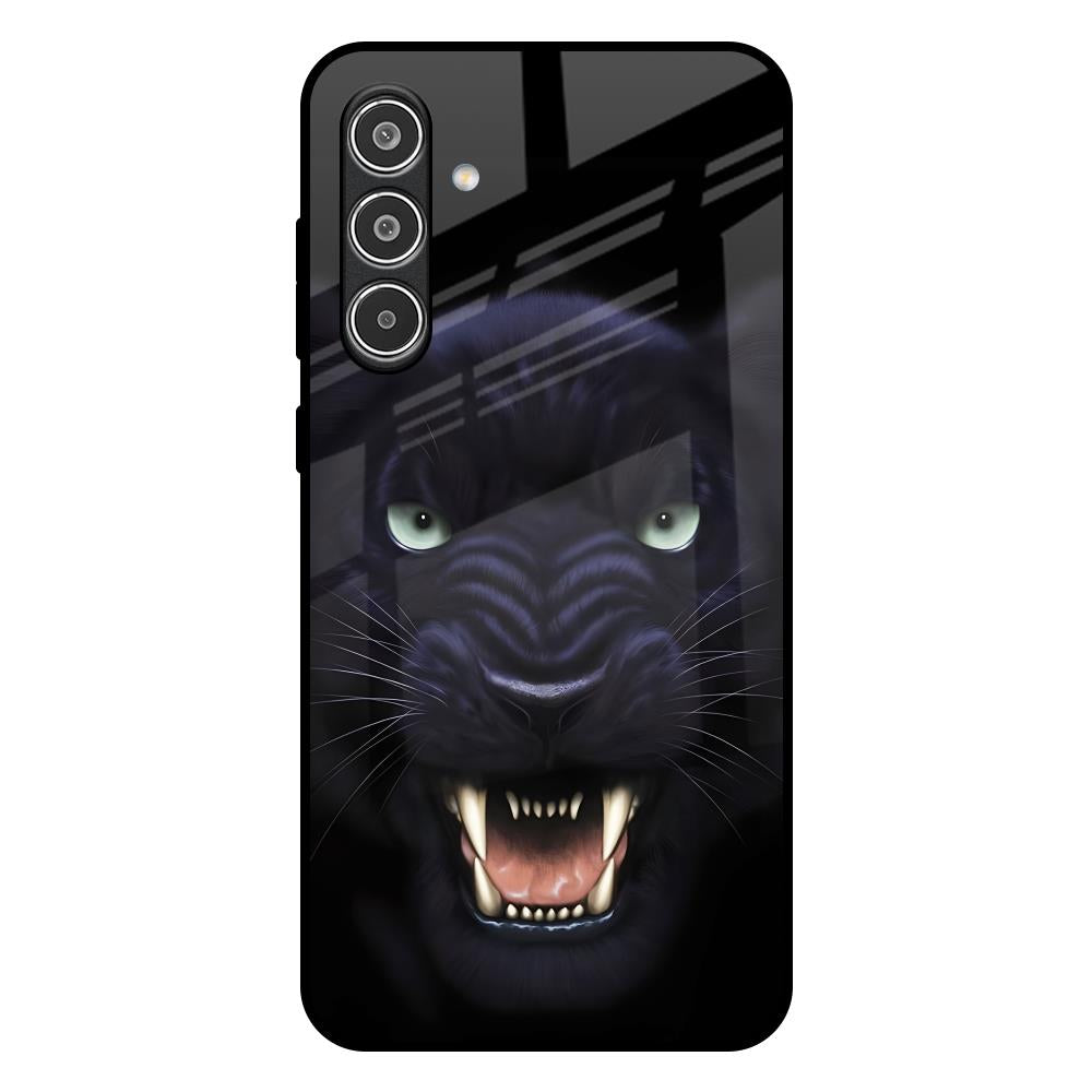 Angry Black Tiger Samsung Galaxy A56 5G Glass Back Cover Online