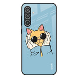 Adorable Cute Kitty Samsung Galaxy A56 5G Glass Back Cover Online