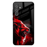 Red Angry Lion Samsung Galaxy A56 5G Glass Back Cover Online