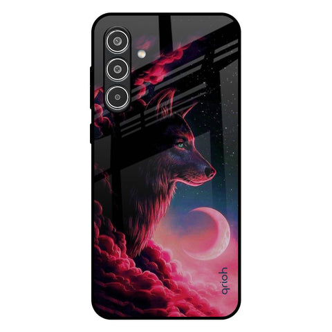 Moon Wolf Samsung Galaxy A56 5G Glass Back Cover Online