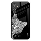 Kitten Mandala Samsung Galaxy A56 5G Glass Back Cover Online