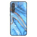 Vibrant Blue Marble Samsung Galaxy A56 5G Glass Back Cover Online