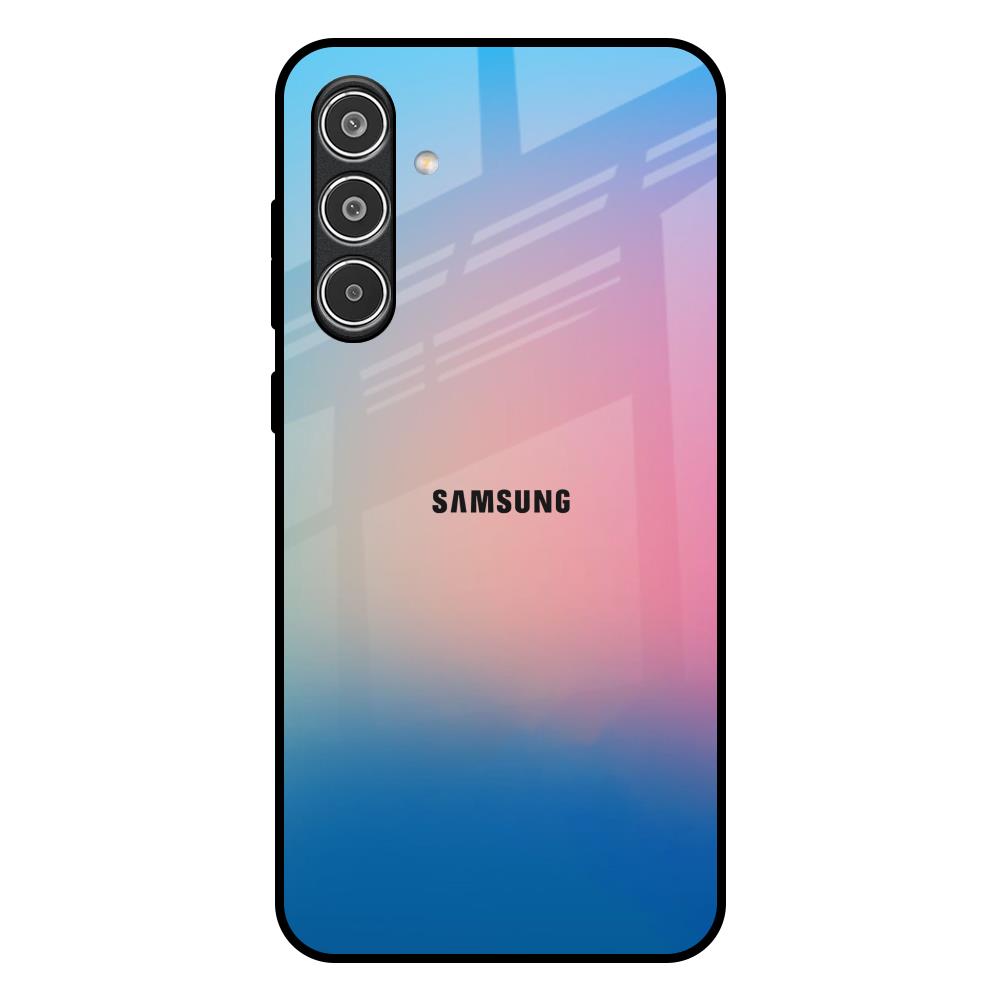 Blue & Pink Ombre Samsung Galaxy A56 5G Glass Back Cover Online
