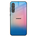 Blue & Pink Ombre Samsung Galaxy A56 5G Glass Back Cover Online