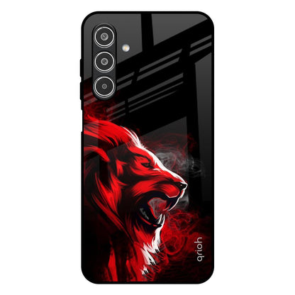 Red Angry Lion Samsung Galaxy A26 5G Glass Back Cover Online
