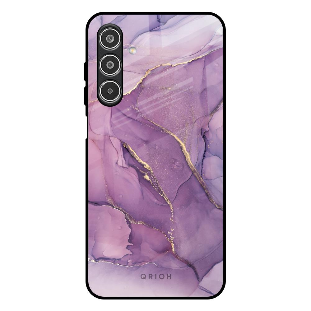 Purple Gold Marble Samsung Galaxy A26 5G Glass Back Cover Online