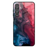 Blue & Red Smoke Samsung Galaxy A26 5G Glass Back Cover Online