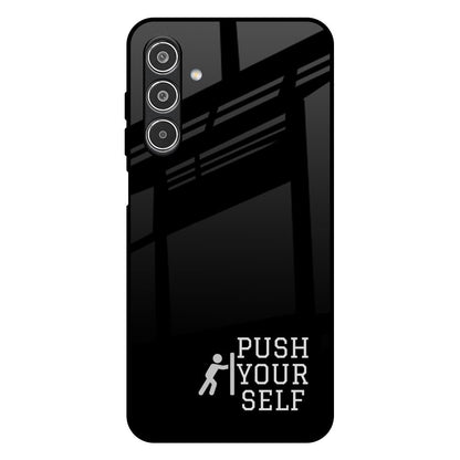 Push Your Self Samsung Galaxy A26 5G Glass Back Cover Online