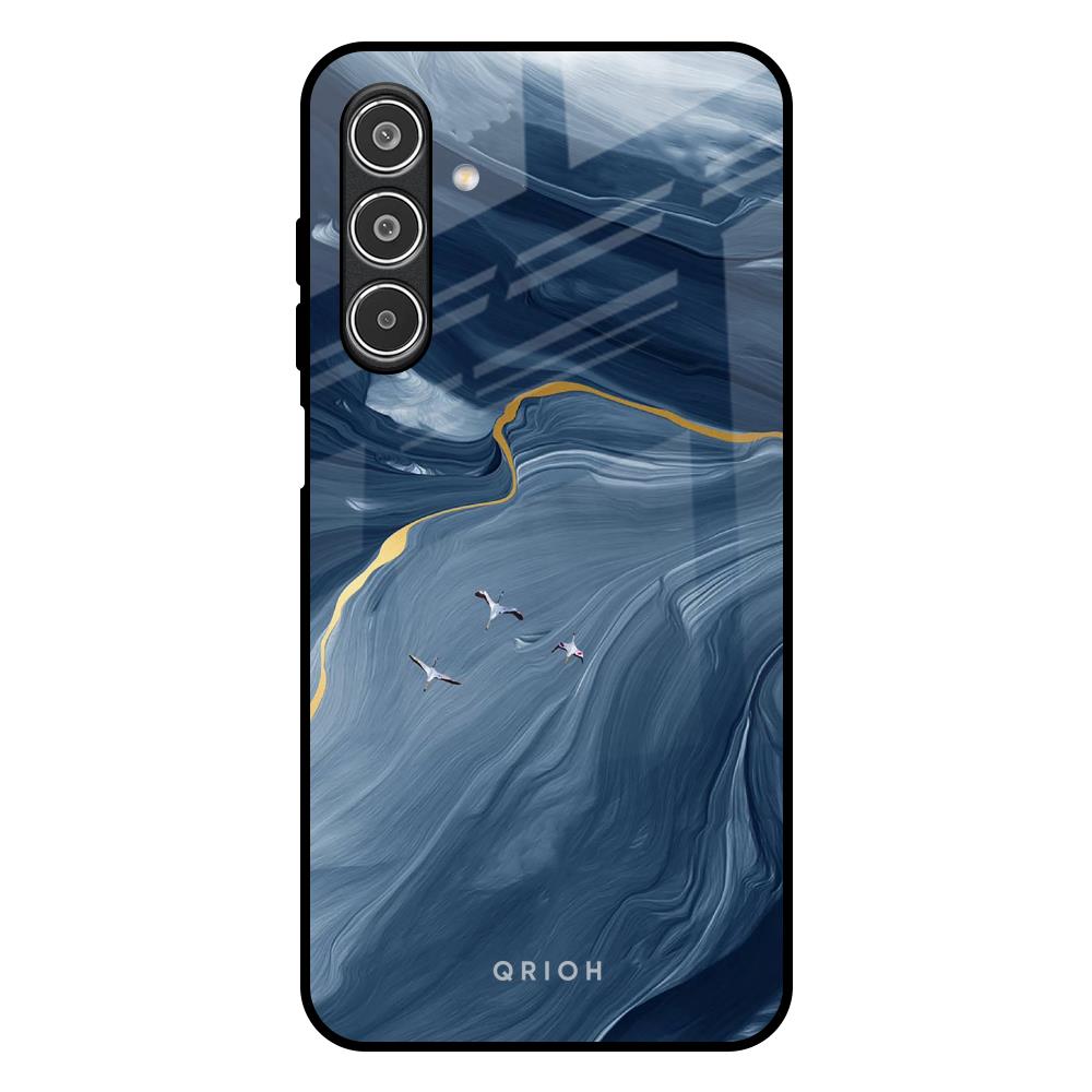 Deep Ocean Marble Samsung Galaxy A26 5G Glass Back Cover Online