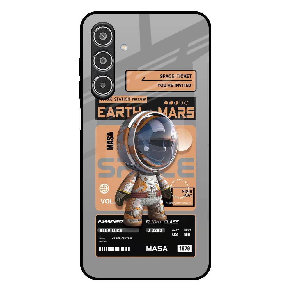 Space Ticket Samsung Galaxy A26 5G Glass Back Cover Online