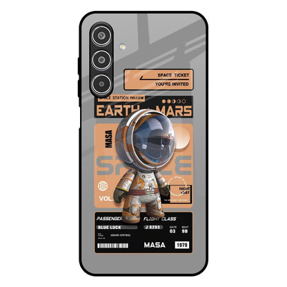 Space Ticket Samsung Galaxy A26 5G Glass Back Cover Online