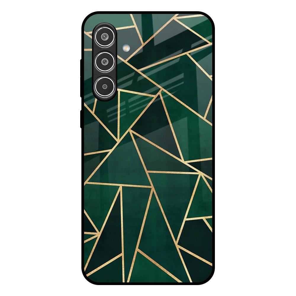 Abstract Green Samsung Galaxy A36 5G Glass Back Cover Online