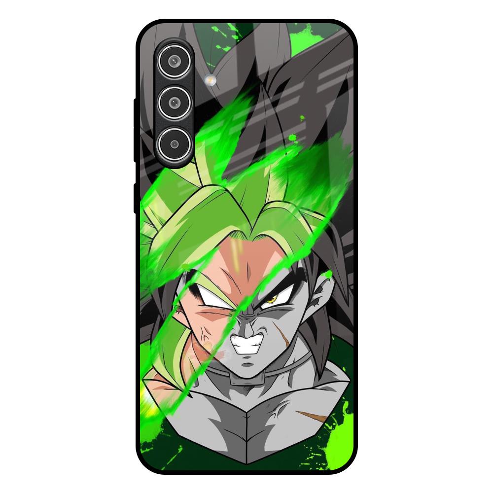 Anime Green Splash Samsung Galaxy A36 5G Glass Back Cover Online