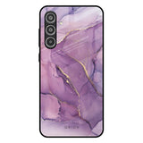 Purple Gold Marble Samsung Galaxy A36 5G Glass Back Cover Online