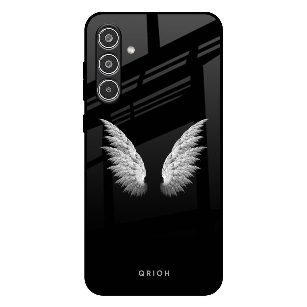 White Angel Wings Samsung Galaxy A36 5G Glass Back Cover Online
