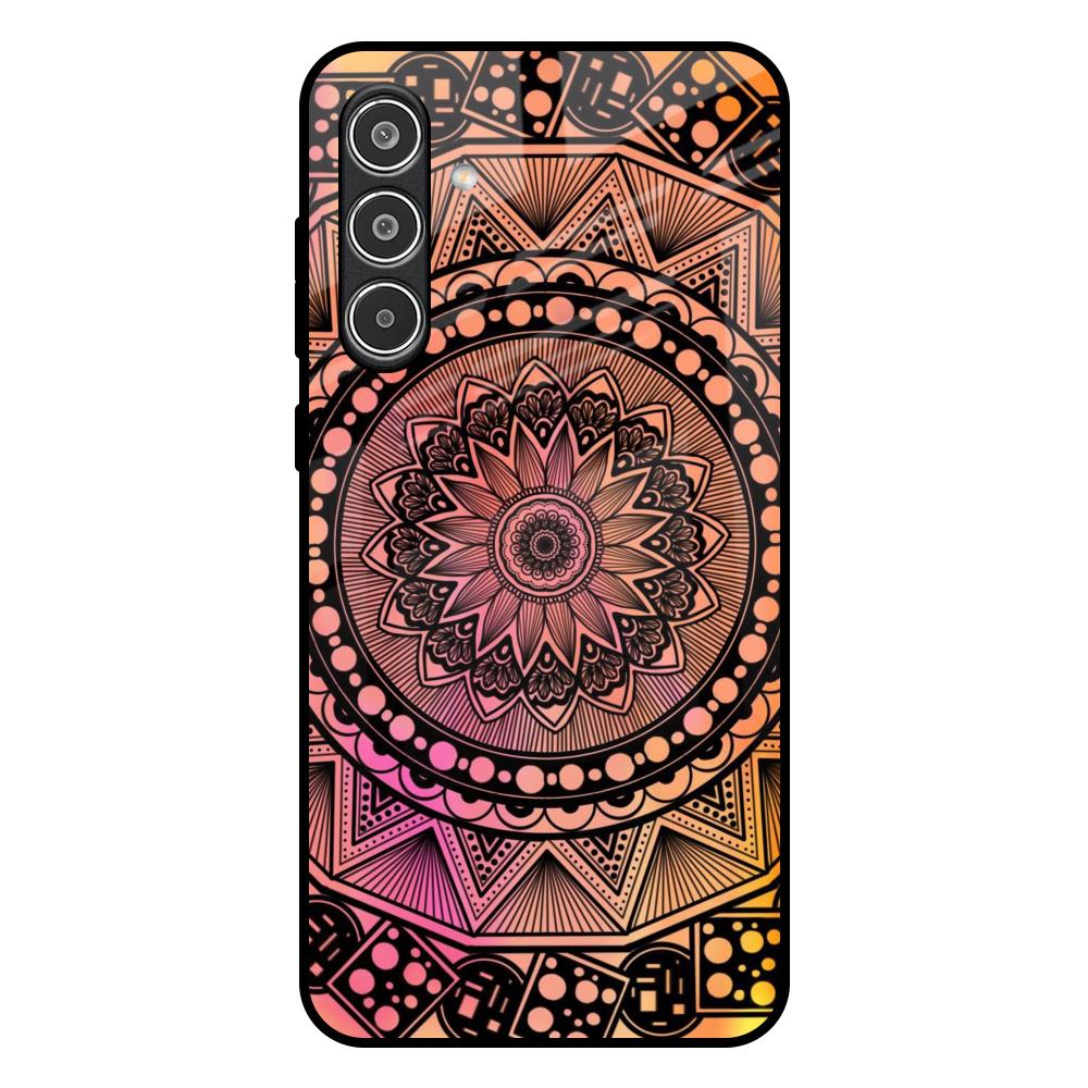 Floral Mandala Samsung Galaxy A36 5G Glass Back Cover Online