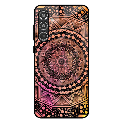 Floral Mandala Samsung Galaxy A36 5G Glass Back Cover Online