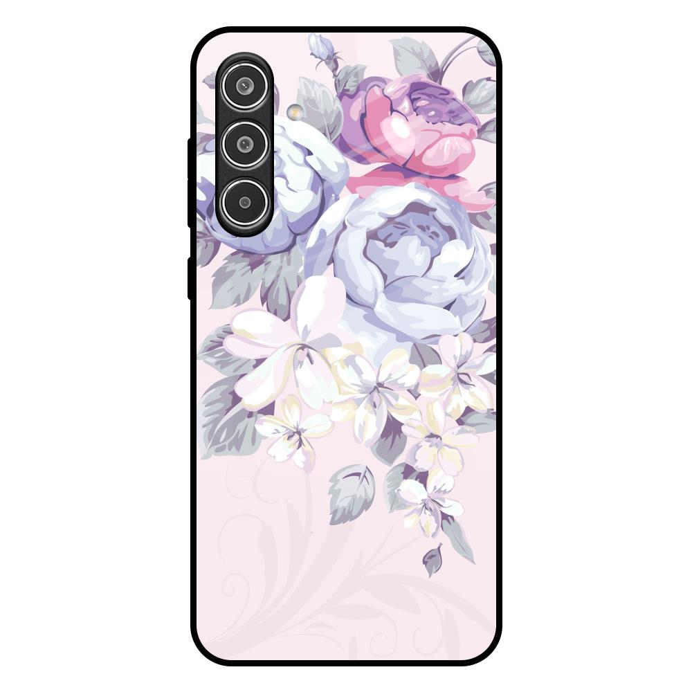 Elegant Floral Samsung Galaxy A36 5G Glass Back Cover Online