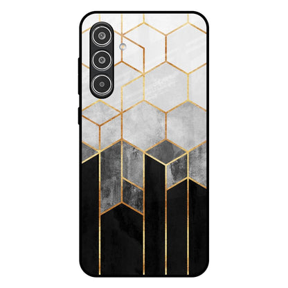 Tricolor Pattern Samsung Galaxy A36 5G Glass Back Cover Online