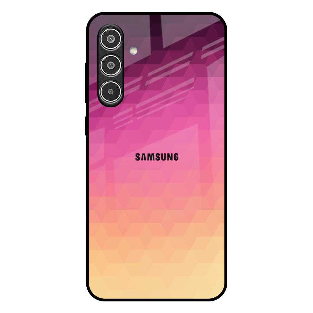 Geometric Pink Diamond Samsung Galaxy A36 5G Glass Back Cover Online