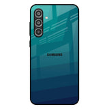 Green Triangle Pattern Samsung Galaxy A36 5G Glass Back Cover Online