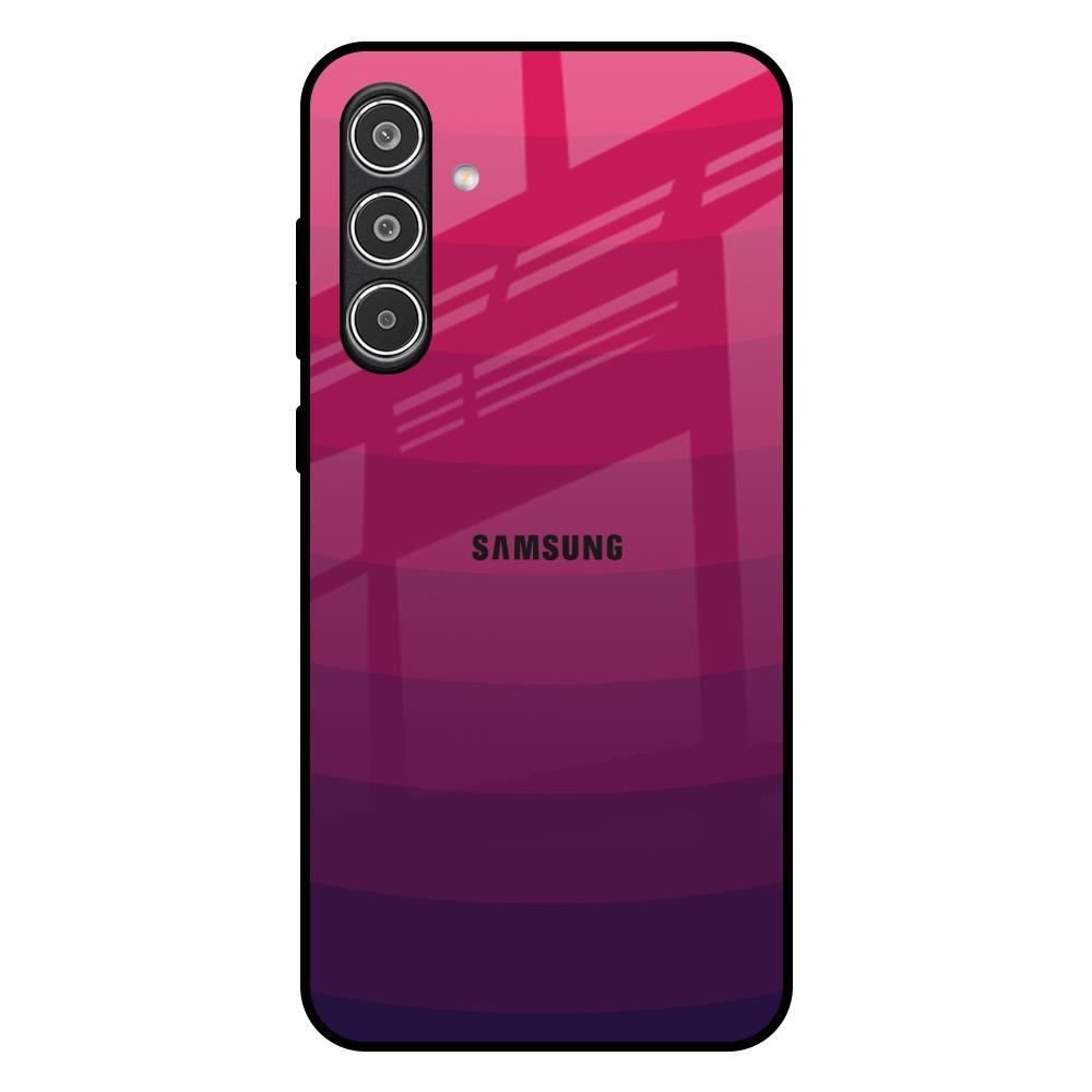 Wavy Pink Pattern Samsung Galaxy A36 5G Glass Back Cover Online