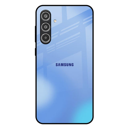 Vibrant Blue Texture Samsung Galaxy A36 5G Glass Back Cover Online
