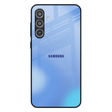Vibrant Blue Texture Samsung Galaxy A36 5G Glass Back Cover Online