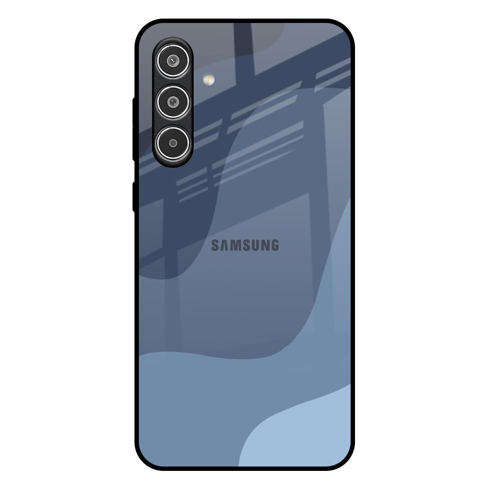 Navy Blue Ombre Samsung Galaxy A36 5G Glass Back Cover Online