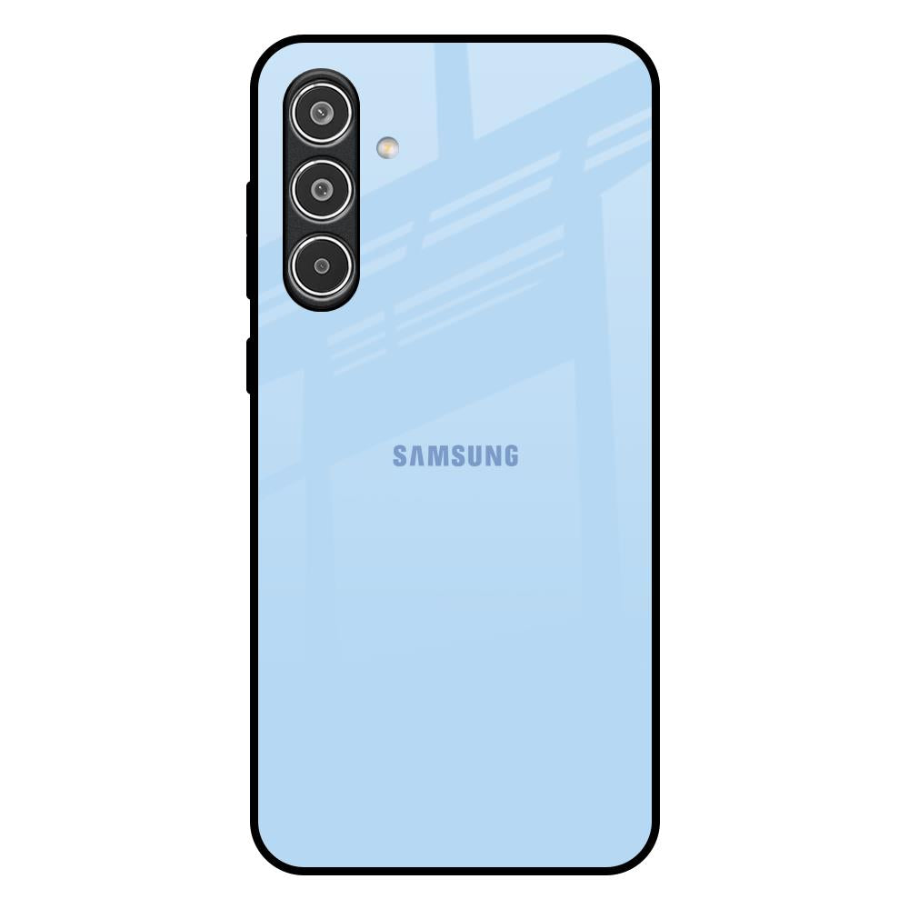 Pastel Sky Blue Samsung Galaxy A36 5G Glass Back Cover Online