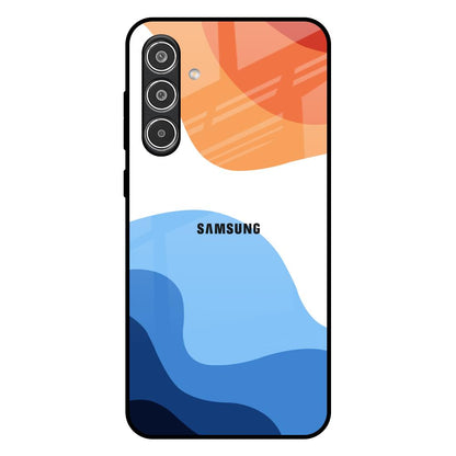 Wavy Color Pattern Samsung Galaxy A36 5G Glass Back Cover Online