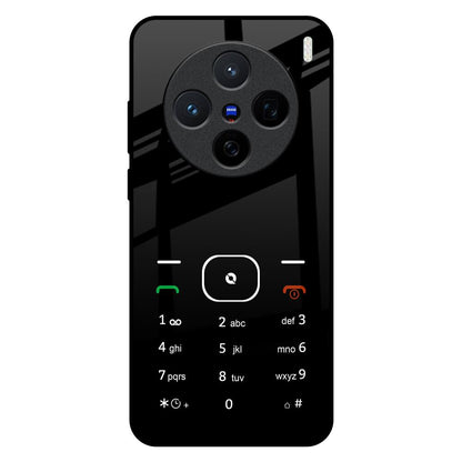 Classic Keypad Pattern Vivo X200 5G Glass Back Cover Online