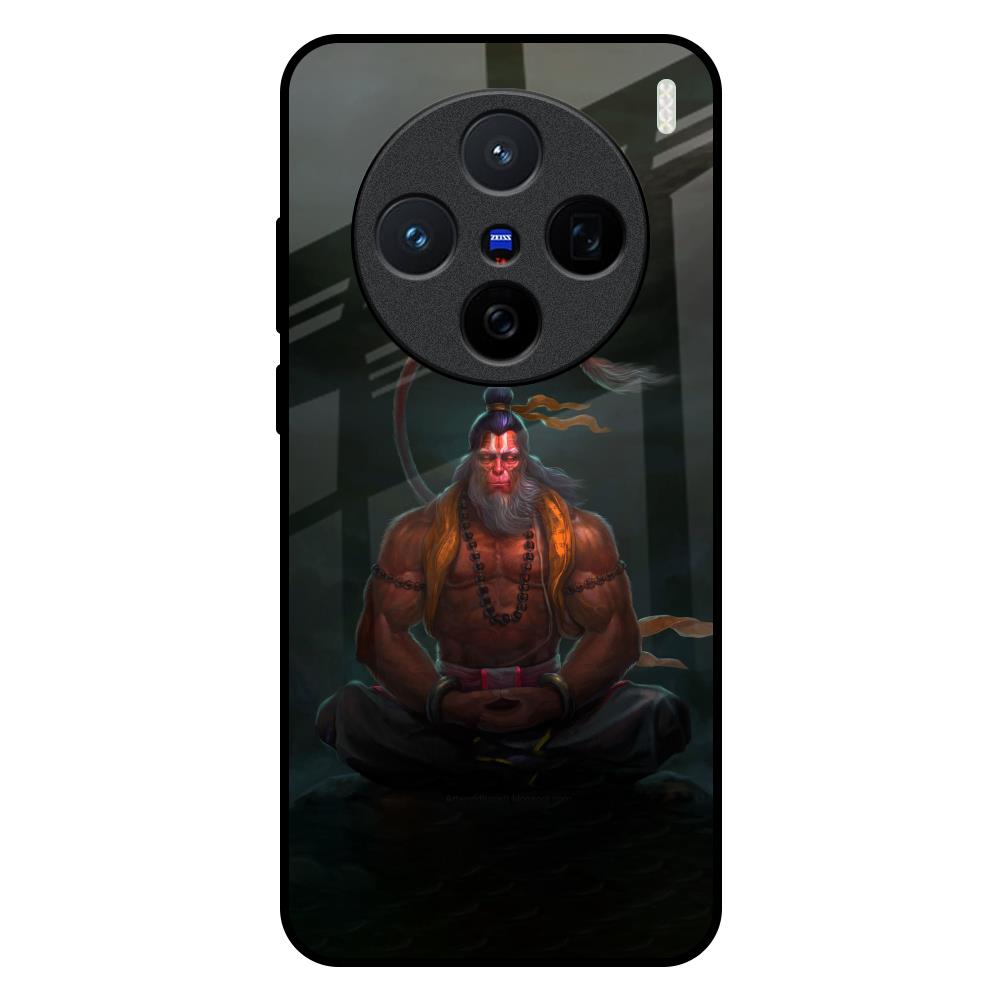 Lord Hanuman Animated Vivo X200 5G Glass Back Cover Online