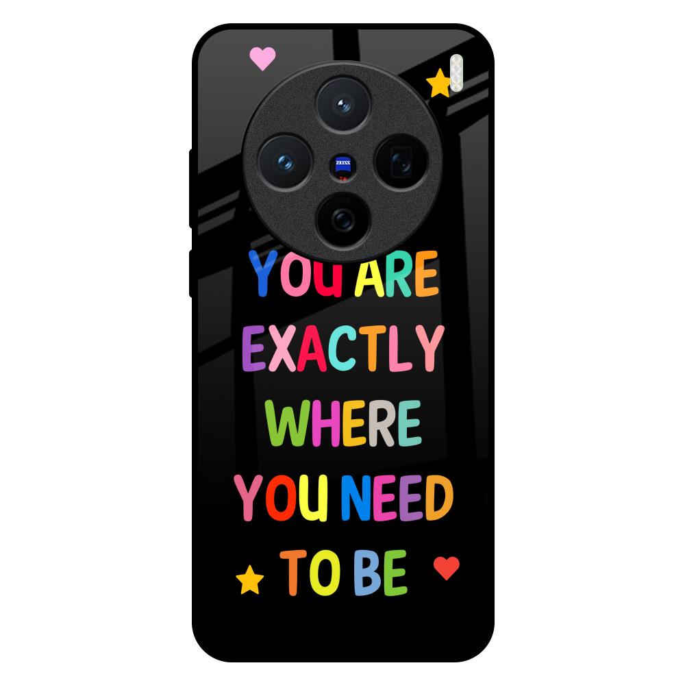 Magical Words Vivo X200 5G Glass Back Cover Online