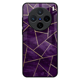 Geometric Purple Vivo X200 5G Glass Back Cover Online