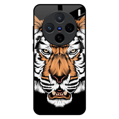 Angry Tiger Vivo X200 5G Glass Back Cover Online