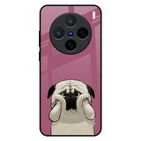 Funny Pug Face Vivo X200 5G Glass Back Cover Online