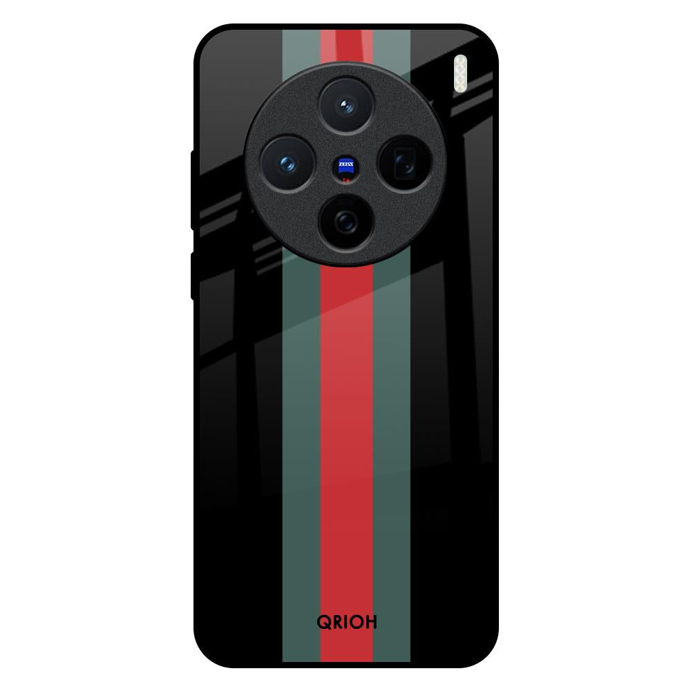 Vertical Stripes Vivo X200 5G Glass Back Cover Online