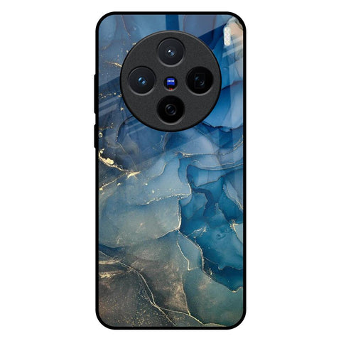 Blue Cool Marble Vivo X200 5G Glass Back Cover Online