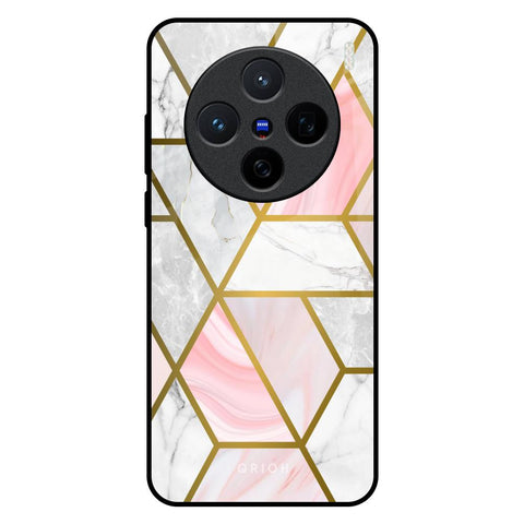 Geometrical Marble Vivo X200 5G Glass Back Cover Online