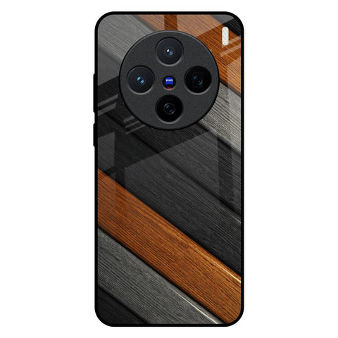 Tri Color Wood Vivo X200 5G Glass Back Cover Online