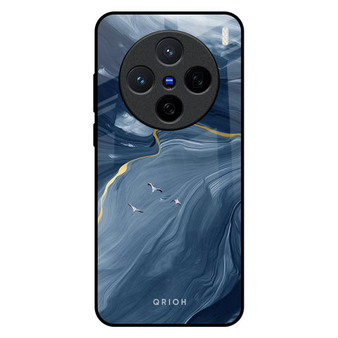 Deep Ocean Marble Vivo X200 5G Glass Back Cover Online