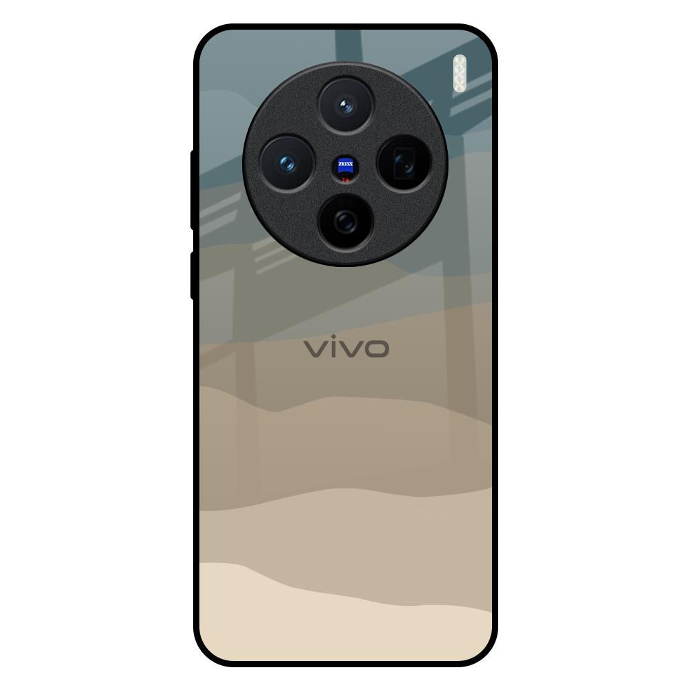 Abstract Mountain Pattern Vivo X200 5G Glass Back Cover Online