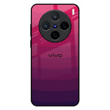 Wavy Pink Pattern Vivo X200 5G Glass Back Cover Online
