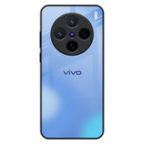 Vibrant Blue Texture Vivo X200 5G Glass Back Cover Online