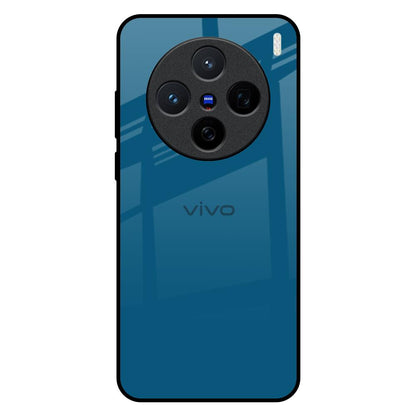 Cobalt Blue Vivo X200 5G Glass Back Cover Online