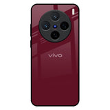 Classic Burgundy Vivo X200 5G Glass Back Cover Online