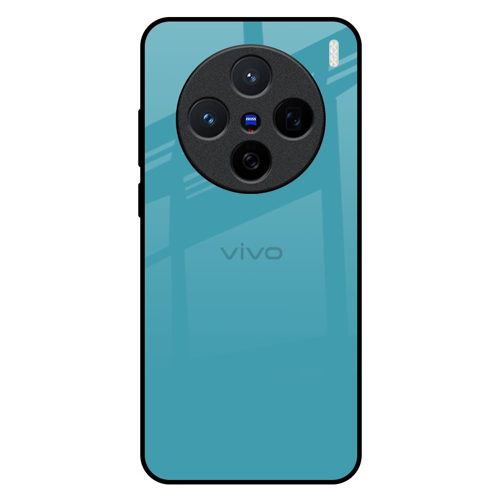Oceanic Turquiose Vivo X200 5G Glass Back Cover Online